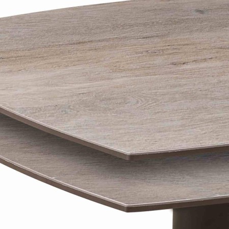 Table basse TONGA Wood détail Céramique