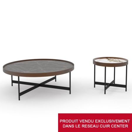 Table basse JAVA plateau ceramique gamme
