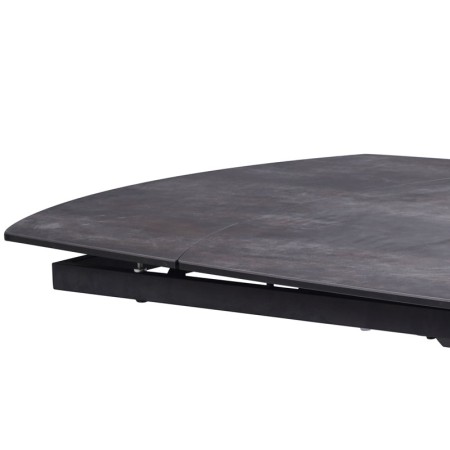 Table repas Gloria 160 ceramique shadow detail rallonge