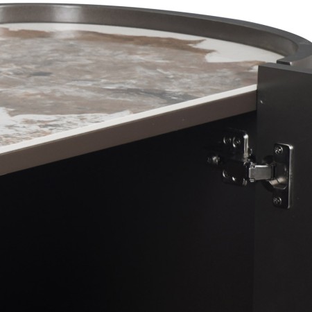 Buffet JOHANA brois bronze, ceramique pandora detail charniere