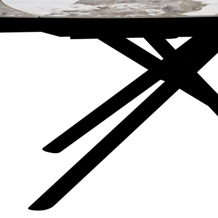 Table repas Gloria ceramique Pandora detail pied