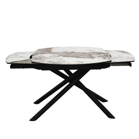 Table repas Gloria ceramique Pandora plateau rotatif