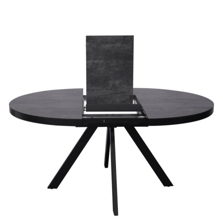 Table repas NATALIA ceramique Shadow systeme rallonge