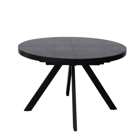 Table repas NATALIA ceramique Shadow ronde fermée