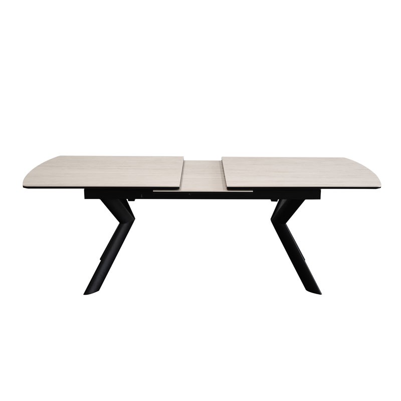 table repas nina ceramique travertin