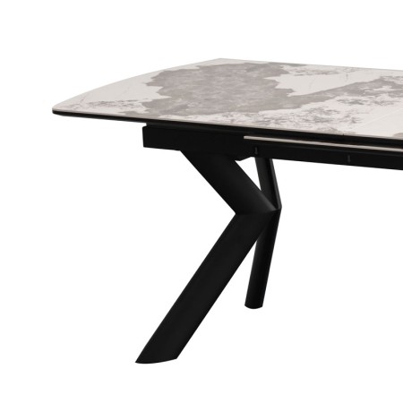table repas extensible nina ceramique pandora detail pied