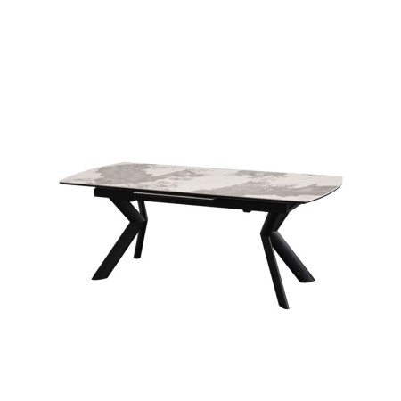 table repas extensible nina ceramique pandora fermée 3/4