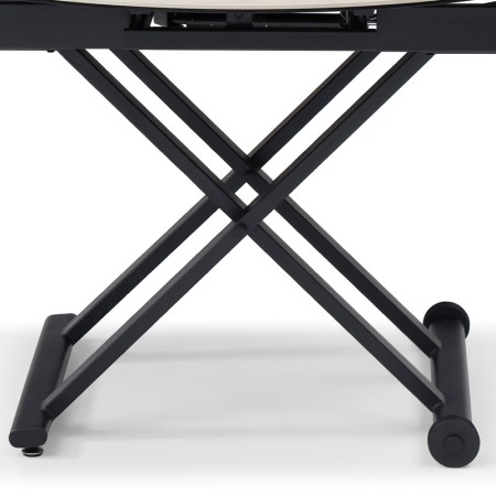 table relevable stand up position haute détail roulette pied
