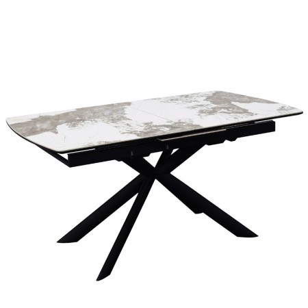 Table repas VIRGINIA céramique  Pandora fermee profil