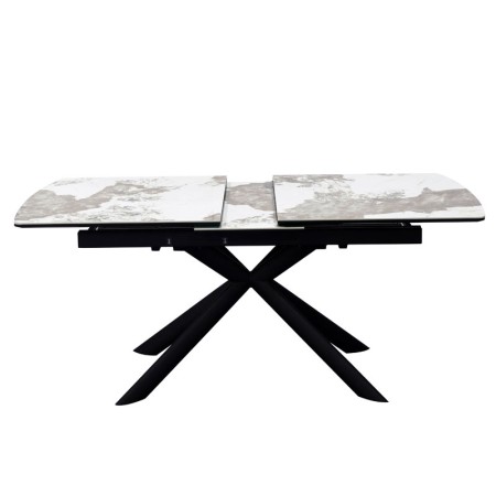 Table repas VIRGINIA céramique  Pandora ouverture