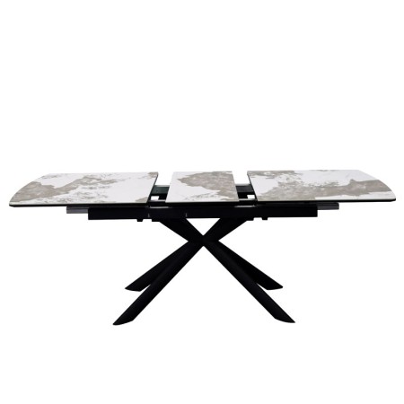 Table repas VIRGINIA céramique  Pandora ouverture plateau