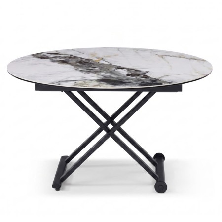 table relevable stand-up cold jade haute ouverte