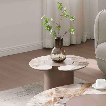 Coin Canapé CASSIOPEE rond dans salon