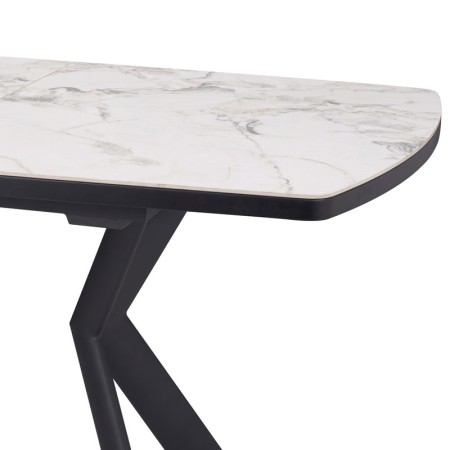 Table repas ANGELINA plateau ceramique cold jade