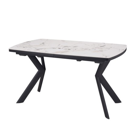 Table repas ANGELINA ceramique cold jade fermée