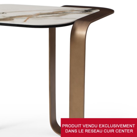 Coin Canapé OREGON design by Philippe BOUIX détail courbe metal