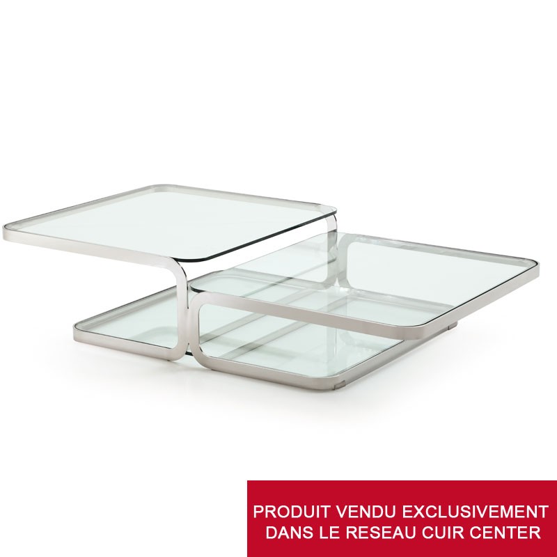 Table Basse DEDICACE design by Philippe BOUIX vue 3/4