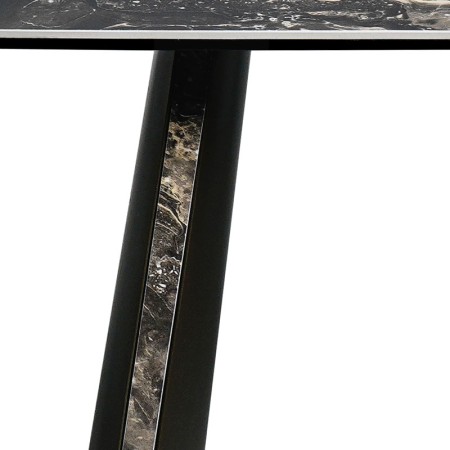 console tina cermique vulcano pied bronze detail