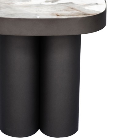 Coin canape BAHIA pied bronze ceramique pandora zoom face