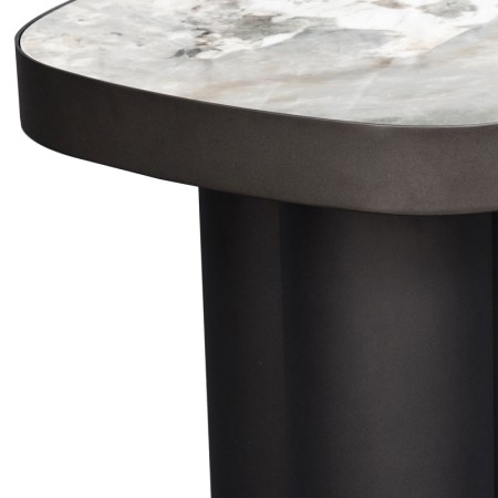 Coin canape BAHIA pied bronze ceramique pandora zoom montant profil