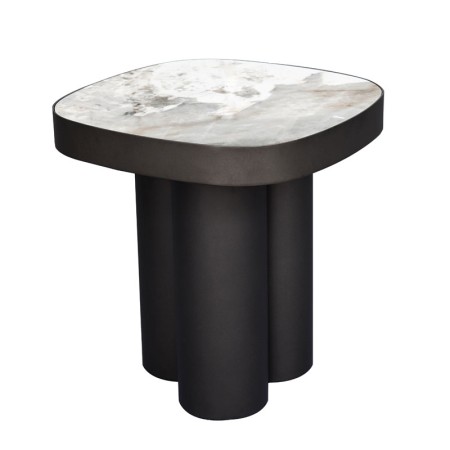Coin canape BAHIA pied bronze ceramique pandora profil