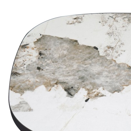 Table Basse BAHIA pied bronze detail ceramique pandora