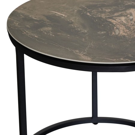 table gigogne trio detail ceramique vulcano PM