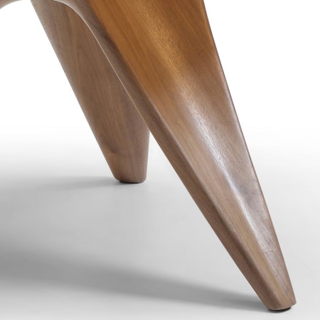 table repas  zoom bois verre sepia laura