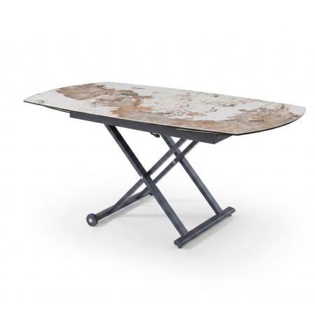 table relevable pop up ceramique pandora haute fermée