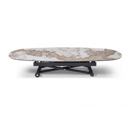 table relevable pop up ceramique pandora basse