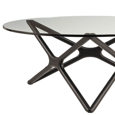 table basse MELODIE detail bois wengue