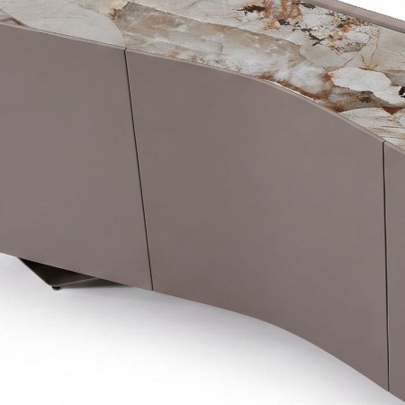 buffet STELLA bois courbe ceramique patagonia zoom porte centrale