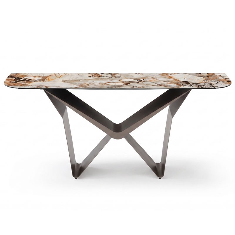 console STELLA pied metal ceramique patagonia