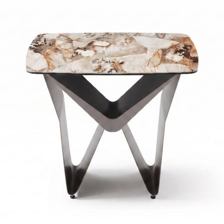 coin canape STELLA pied metal ceramique patagonia vue face