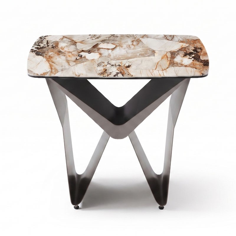 coin canape STELLA pied metal ceramique patagonia vue face