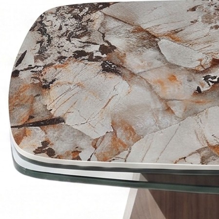 table basse DIAMANT zoom ceramique patagonia fermee