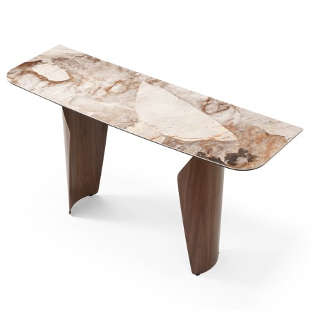 console CLEA pied metal noyer ceramique patagonia vue haute