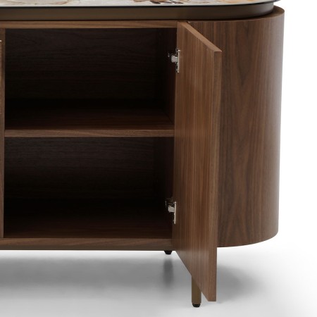 buffet CLEA bois ceramique patagonia porte droite ouverte