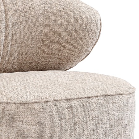 Fauteuil BOREAL zoom Tissu beige
