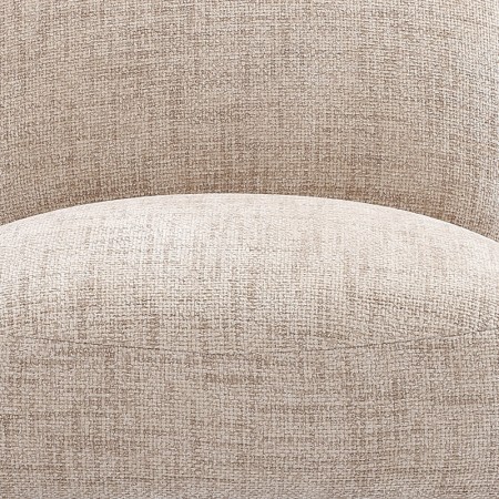 Fauteuil WANAKA Tissu beige vue tissu