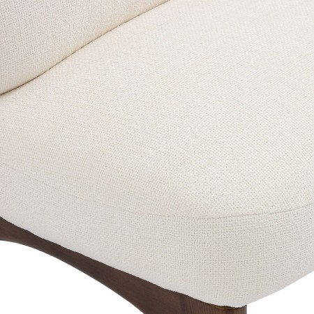 Fauteuil WANAKA Tissu blanc vue assise